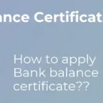 Balance Certificate