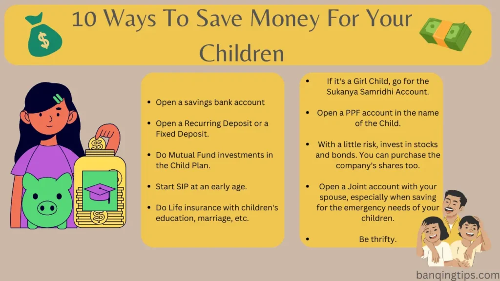 Save money for children