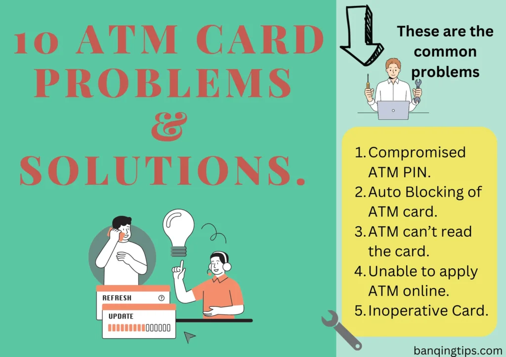 ATM card problems and solutions